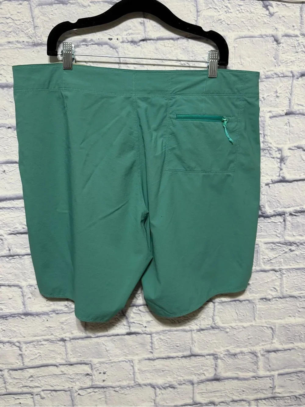 Patagonia Board Shorts Mens 35 Teal Light & Variable Swim Beach Travel